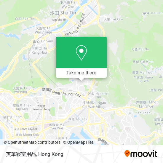 英華寢室用品地圖