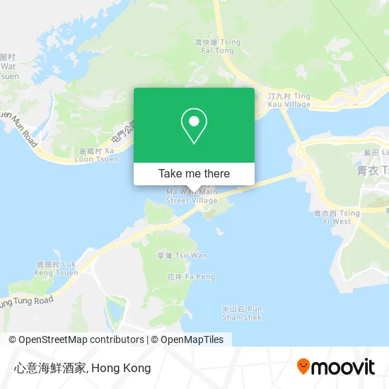 心意海鮮酒家地圖