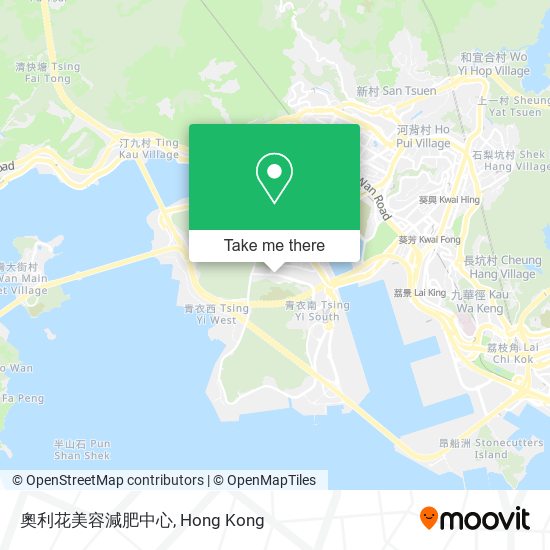 奧利花美容減肥中心 map
