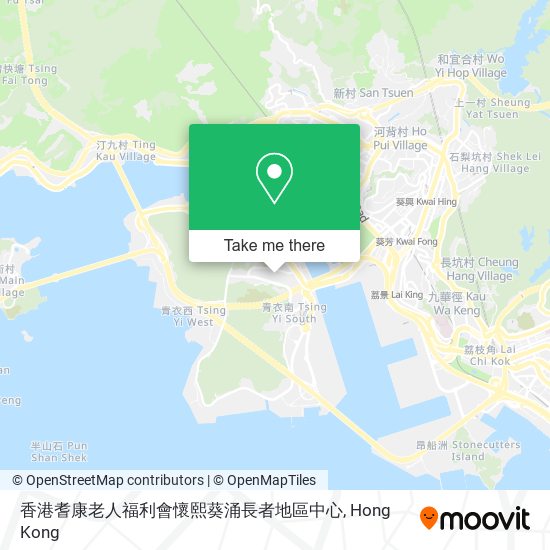 香港耆康老人福利會懷熙葵涌長者地區中心 map
