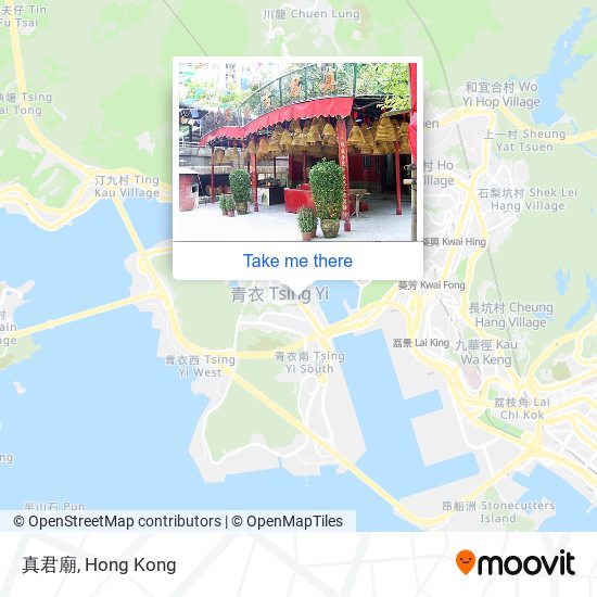 真君廟 map