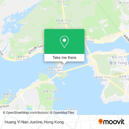 Huang Yi Nan Justine map