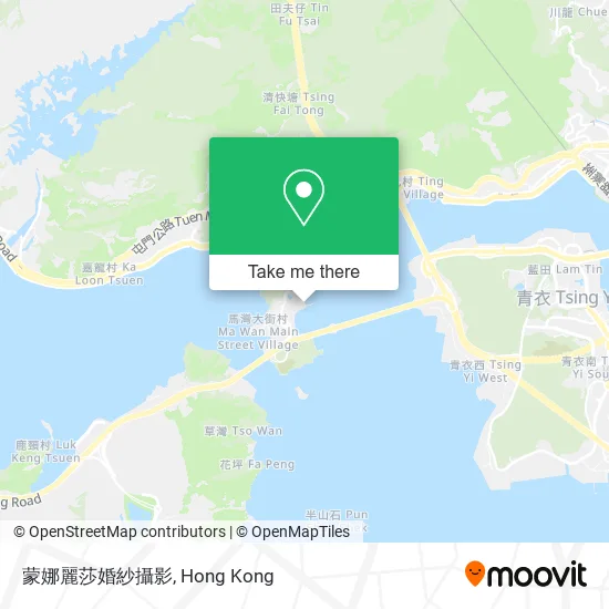蒙娜麗莎婚紗攝影 map