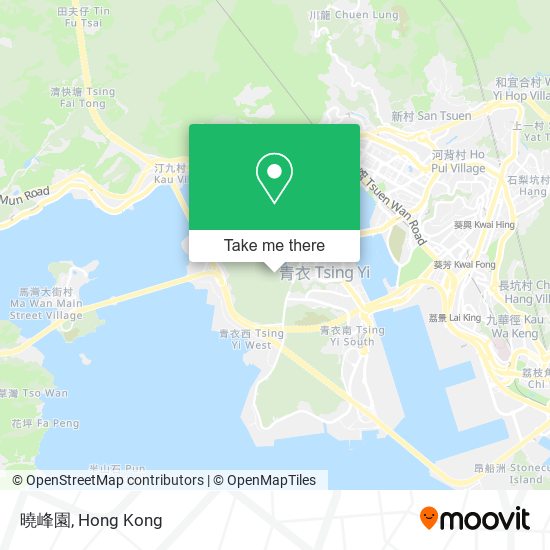 曉峰園地圖