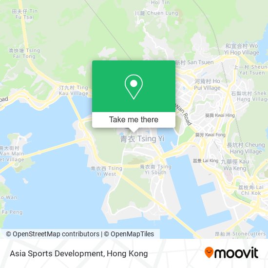 Asia Sports Development map