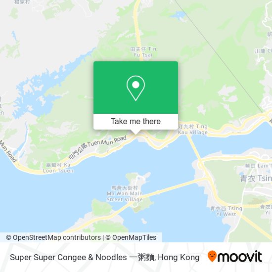 Super Super Congee & Noodles 一粥麵 map