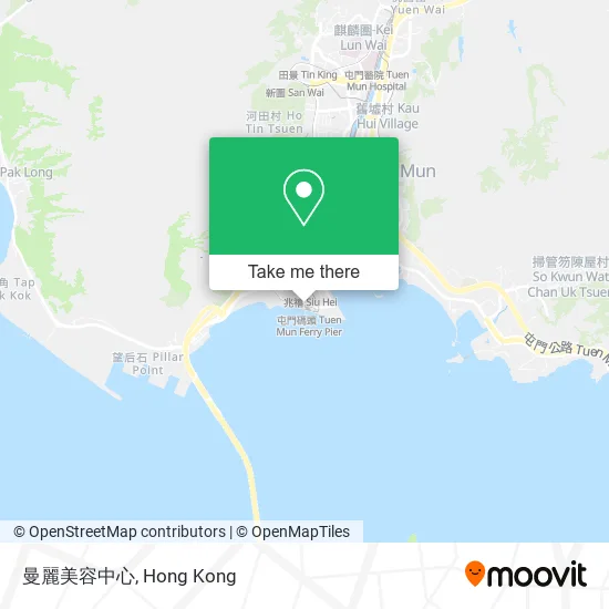 曼麗美容中心地圖