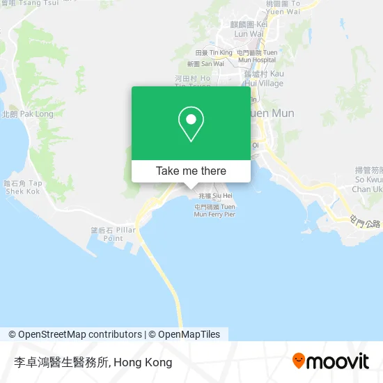 李卓鴻醫生醫務所地圖