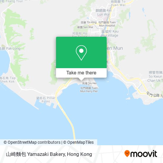 山崎麵包 Yamazaki Bakery map