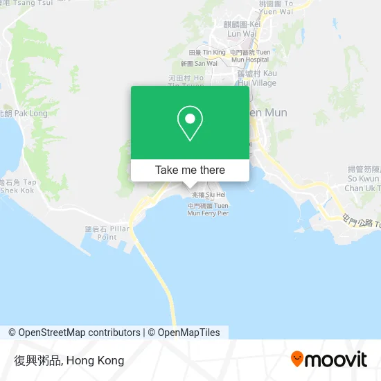 復興粥品 map