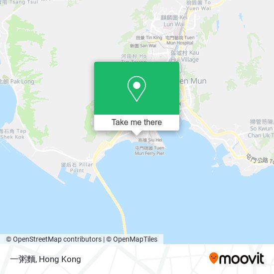 一粥麵 map