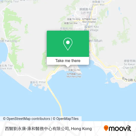 西醫劉永康-康和醫務中心有限公司 map