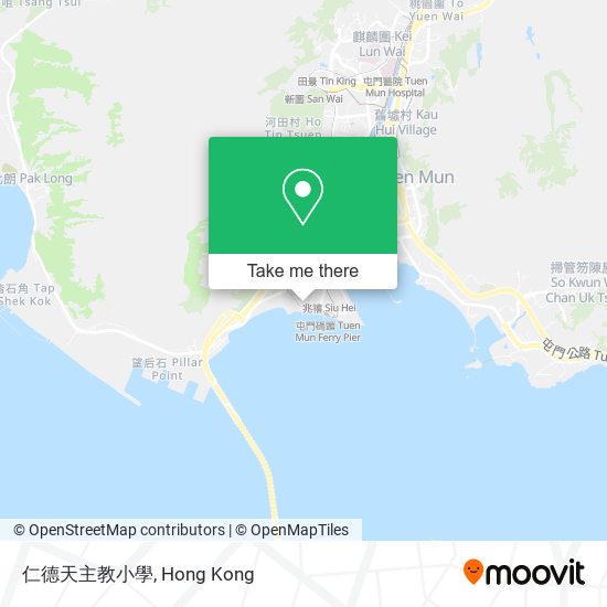 仁德天主教小學 map