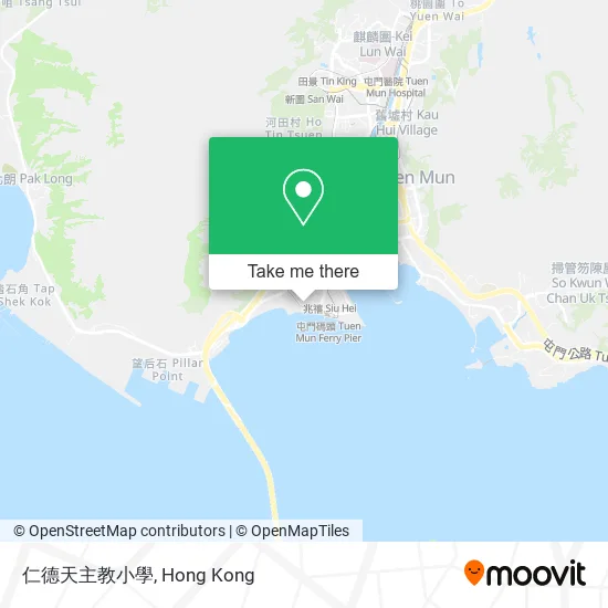仁德天主教小學地圖