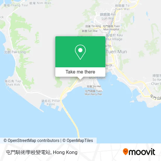 屯門騎術學校變電站 map