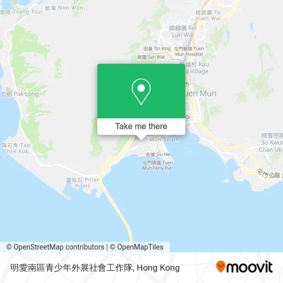 明愛南區青少年外展社會工作隊 map