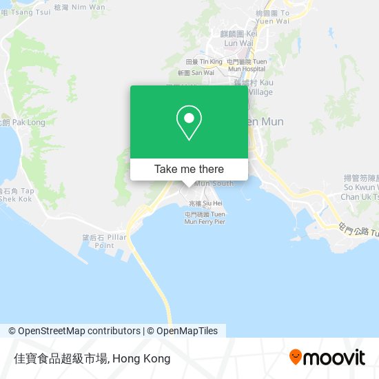 佳寶食品超級市場 map