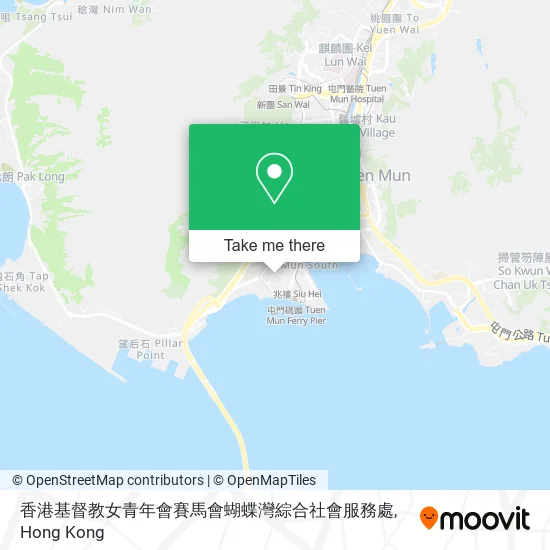 香港基督教女青年會賽馬會蝴蝶灣綜合社會服務處地圖