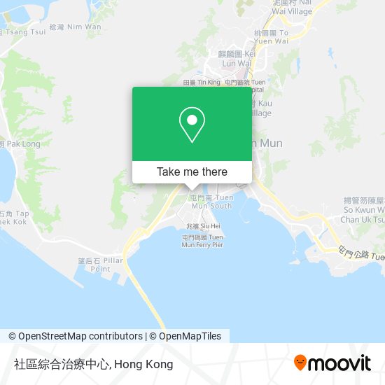 社區綜合治療中心 map