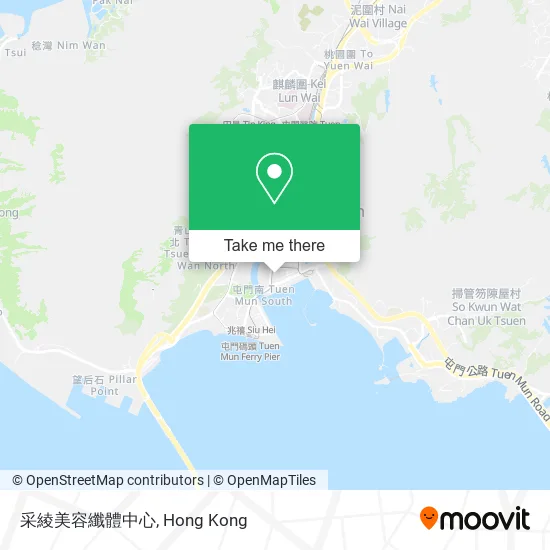 采綾美容纖體中心地圖