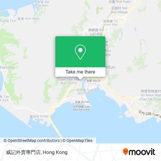 威記外賣專門店 map