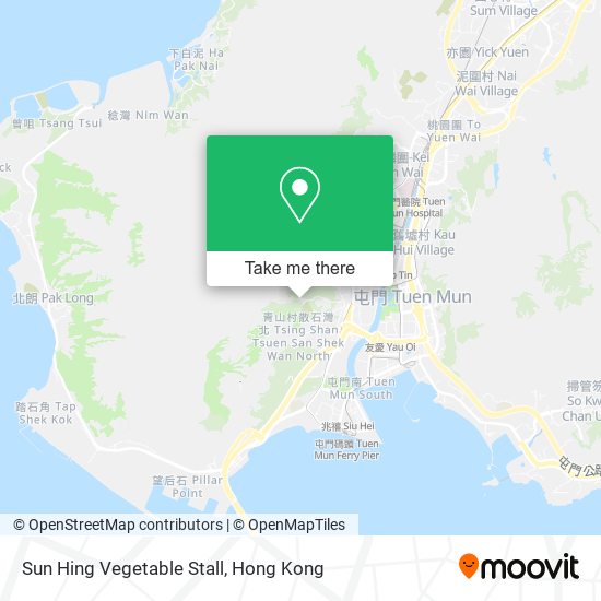 Sun Hing Vegetable Stall map