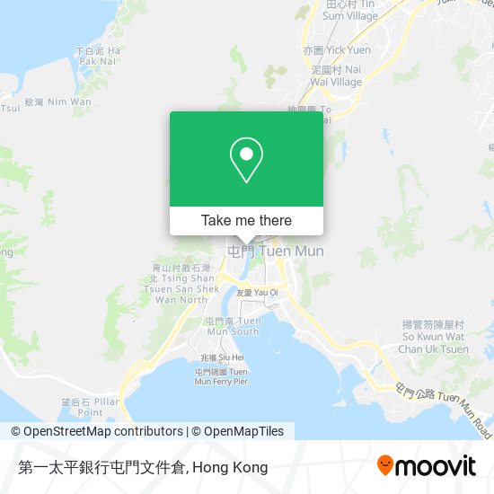 第一太平銀行屯門文件倉 map