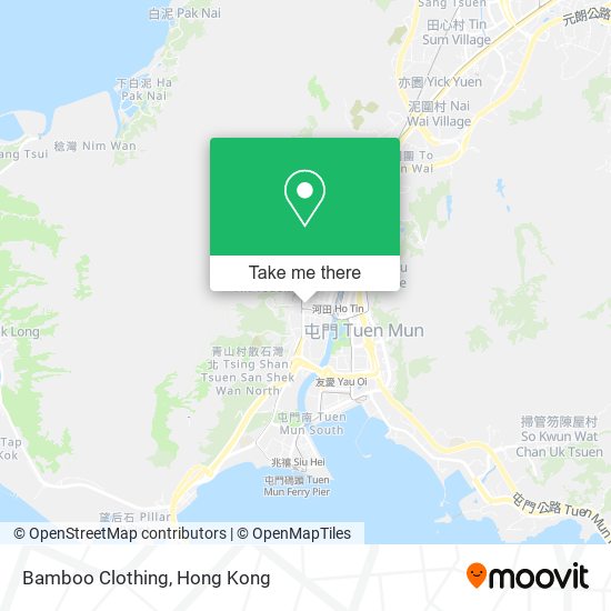 Bamboo Clothing map