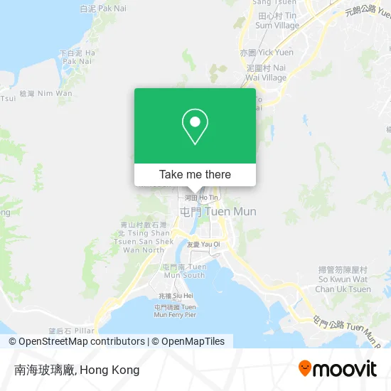 南海玻璃廠地圖