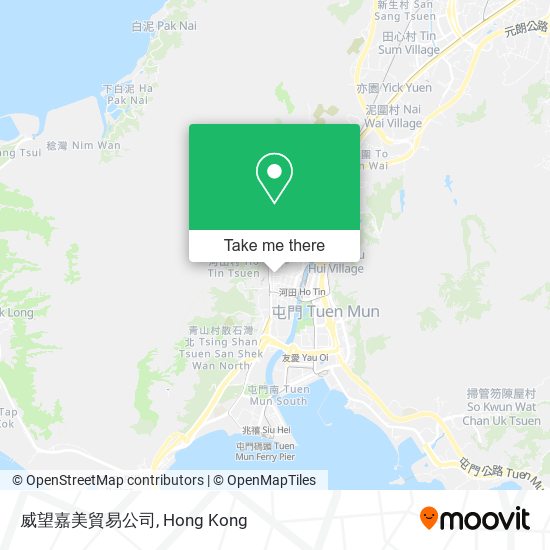 威望嘉美貿易公司 map