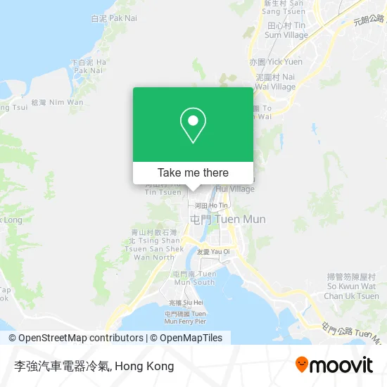 李強汽車電器冷氣地圖
