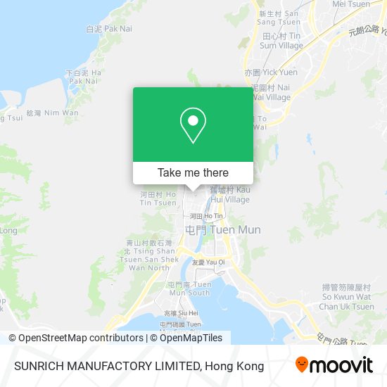 SUNRICH MANUFACTORY LIMITED map