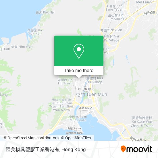 匯美模具塑膠工業香港有 map