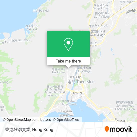 香港雄聯實業地圖