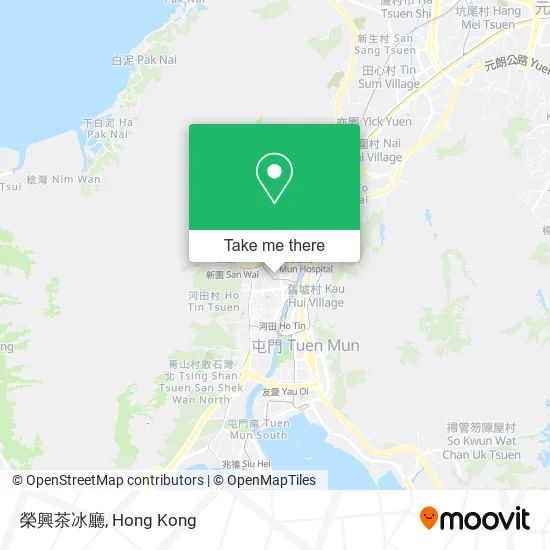 榮興茶冰廳地圖