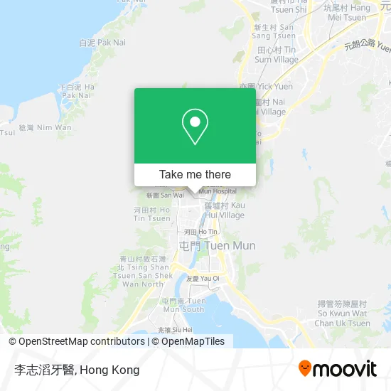 李志滔牙醫 map