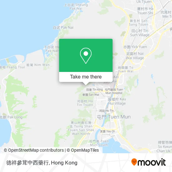 德祥參茸中西藥行地圖