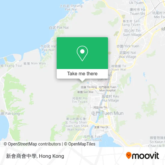 新會商會中學 map