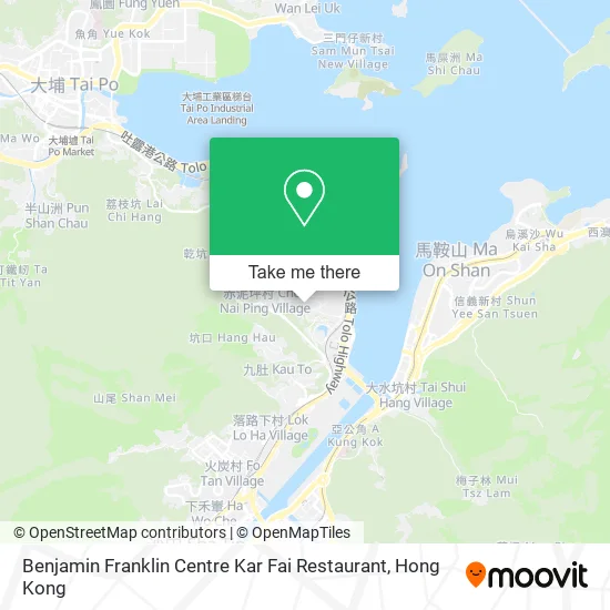 Benjamin Franklin Centre Kar Fai Restaurant map