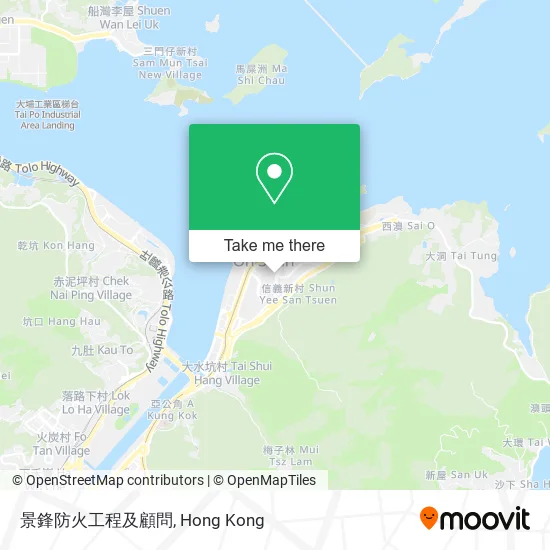 景鋒防火工程及顧問地圖