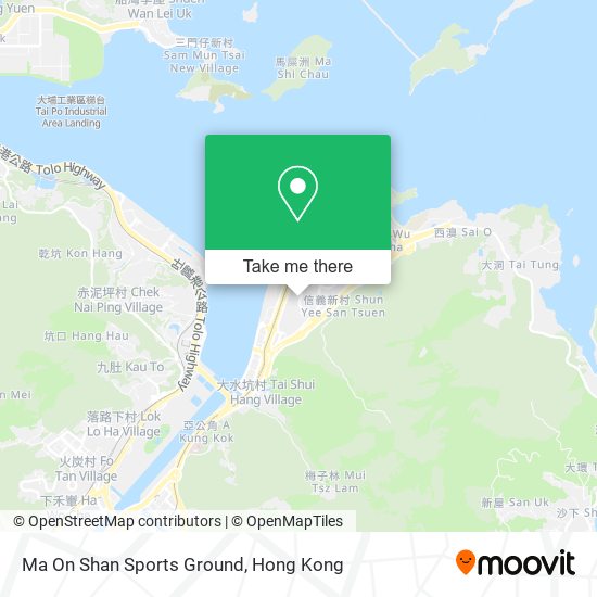 Ma On Shan Sports Ground map