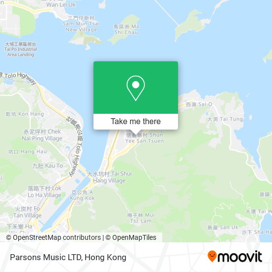 Parsons Music LTD map