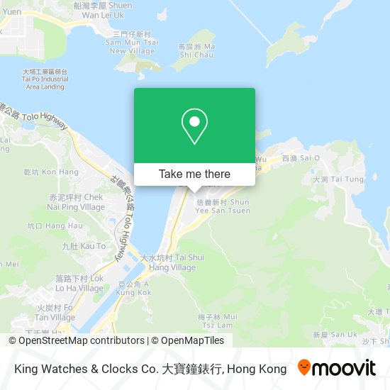 King Watches & Clocks Co. 大寶鐘錶行 map