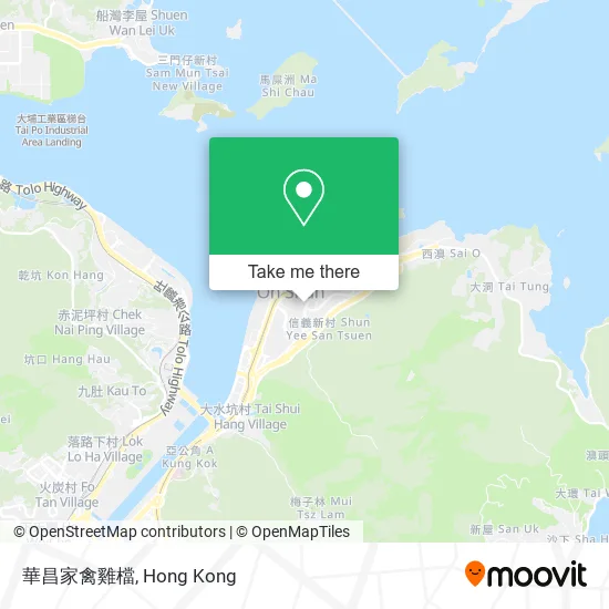 華昌家禽雞檔 map