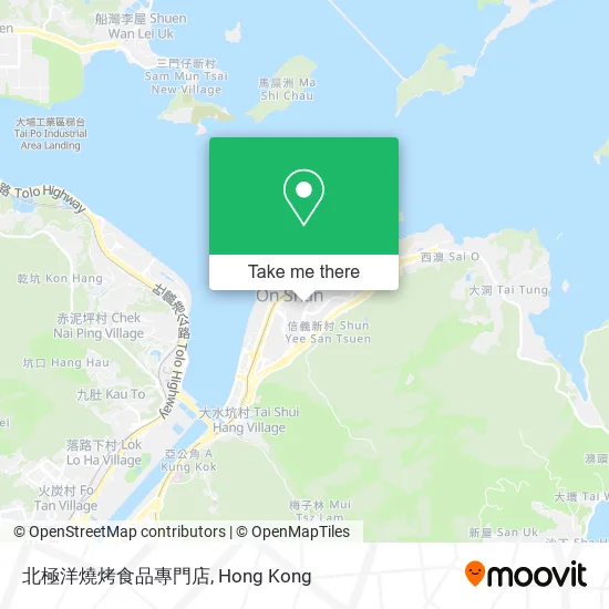 北極洋燒烤食品專門店地圖