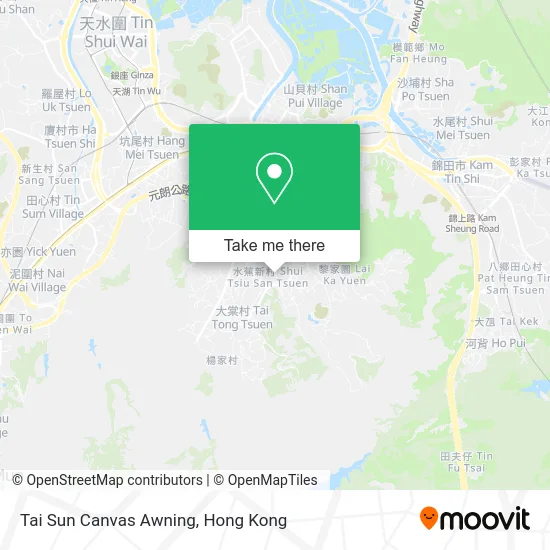 Tai Sun Canvas Awning map
