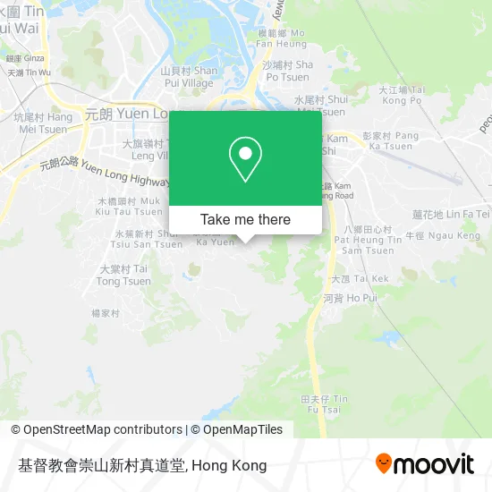 基督教會崇山新村真道堂 map