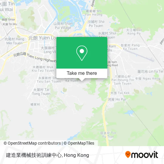 建造業機械技術訓練中心 map