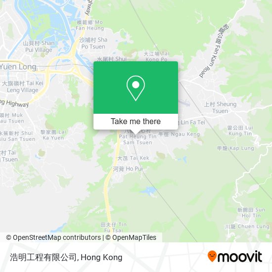 浩明工程有限公司 map