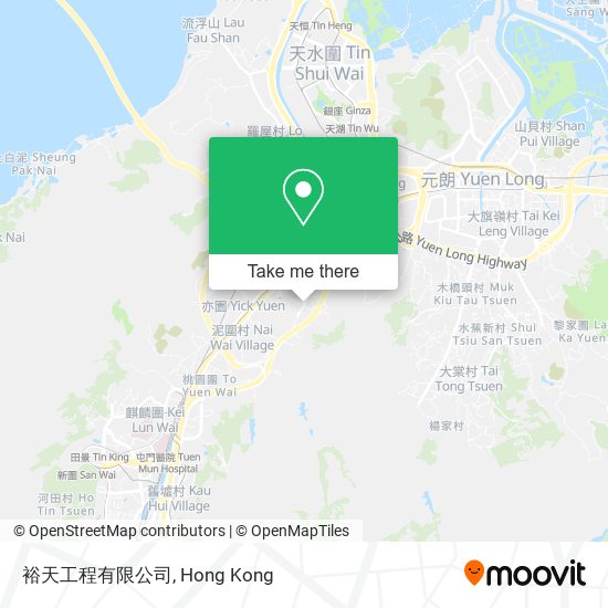 裕天工程有限公司 map